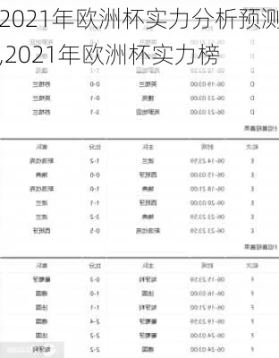 2021欧洲杯分析师 欧洲杯分析官