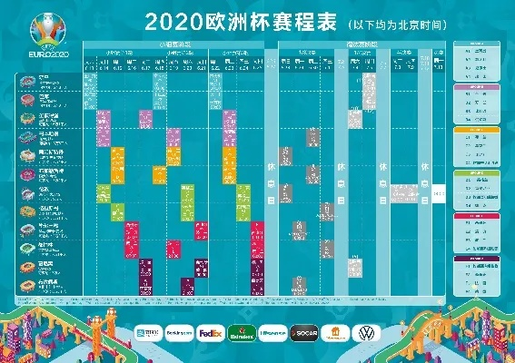 2019欧洲杯观赛赛程 详尽赛程时间表及比赛场次安排